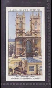WESTMINSTER ABBEY, CORONATION ANNEXE - 80 + year old English Card # 14 - Picture 1 of 2