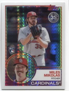 Aggiornamento Topps 2018 MILES MIKOLAS RC 1983 Silver Pack Chrome - CARDINALI - #148 - Foto 1 di 1