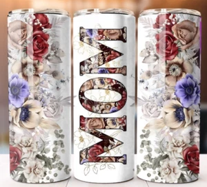 Mother's Day Mom Tumbler 20oz Cup Mug Hot Cold Drinks w/ Lid Straw Stainless - Picture 1 of 1