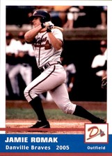2005 Danville Braves Grandstand #15 Jamie Romak London Ontario Canada Card