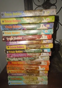 16- 1 to 16 complete * Trixie Belden Vintage Mystery books Whitman "Uglies" * - Picture 1 of 8
