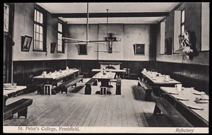 St. Peter's College Freshfield Refectory Merseyside Postcard - Picture 1 of 2