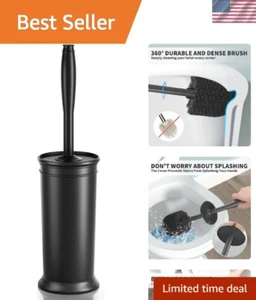 Sleek Toilet Brush with Concealed Holder – Durable & Elegant Bathroom Cleaner - Picture 1 of 9