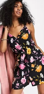 Ted Baker Dayna Floral Print Playsuit Size 1 8 10 - Picture 1 of 14