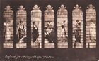 OXFORD - NEW COLLEGE CHAPEL WINDOW ~ AN OLD POSTCARD #2231159