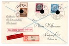 Lothringen 1ER etc mit BOGENECKE und Nummer 9 auf Brief (AA9062