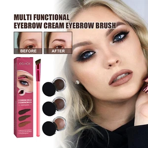 EELHOE Multi-functional Eyebrow Brush Set For Filling, Shaping, And Coloring Smo - Picture 1 of 7