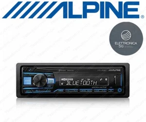 Alpine UTE-200BT Autoradio - BLUETOOTH - USB - MP3 - DISPLAY COLORATO VARIBILE - Foto 1 di 3