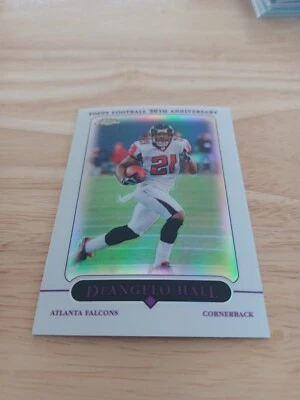 2005 Topps Chrome Refractors Atlanta Falcons #57 DeAngelo Hall $$$$ - Image 1 of 2