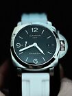 Panerai Luminor 3 Day Power Reserve Gmt Pam 320 44mm-four Straps, Boxes, Booklet