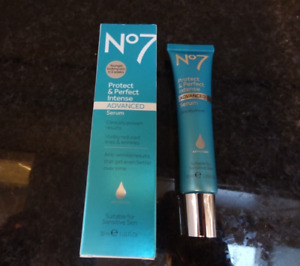 BOOTS No7 PROTECT AND & PERFECT INTENSE ADVANCED SERUM 30ml  GENUINE BOOTS No7