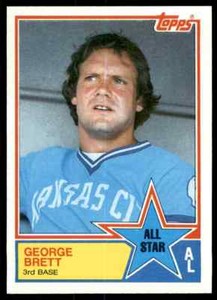 1983 TOPPS ALL STAR GEORGE BRETT KANSAS CITY ROYALS #388