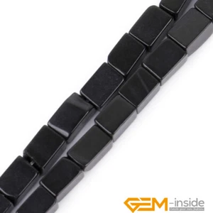 Assorted Natural Jade Gemstone 4mm Square Cube Beads For Jewelry Making 15" YB - Picture 1 of 38