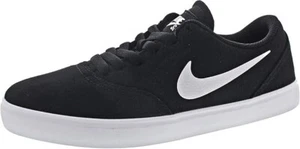 Size 4Y - Nike Girls, SB Check Sneaker, Black/White - Picture 1 of 5