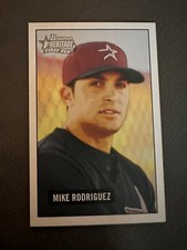 2005 (ASTROS) Bowman Heritage Mini #207 Mike Rodriguez FIRST YEAR CARD