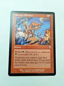 MTG Savage Offensive Invasion 162/350 Regular Common - Edge wear - See Pics - Picture 1 of 7