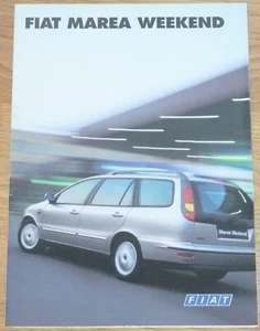 FIAT MAREA WEEKEND RANGE BROCHURE 1996 (SX ELX HLX) ENGLISH TEXT EXC RARE - Picture 1 of 4