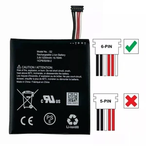 New Battery S2 6-pins for Ring Video Doorbell 2nd Gen - Picture 1 of 4