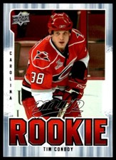 2008-09 UPPER DECK MVP ROOKIE Tim Conboy Rookie Carolina Hurricanes #305