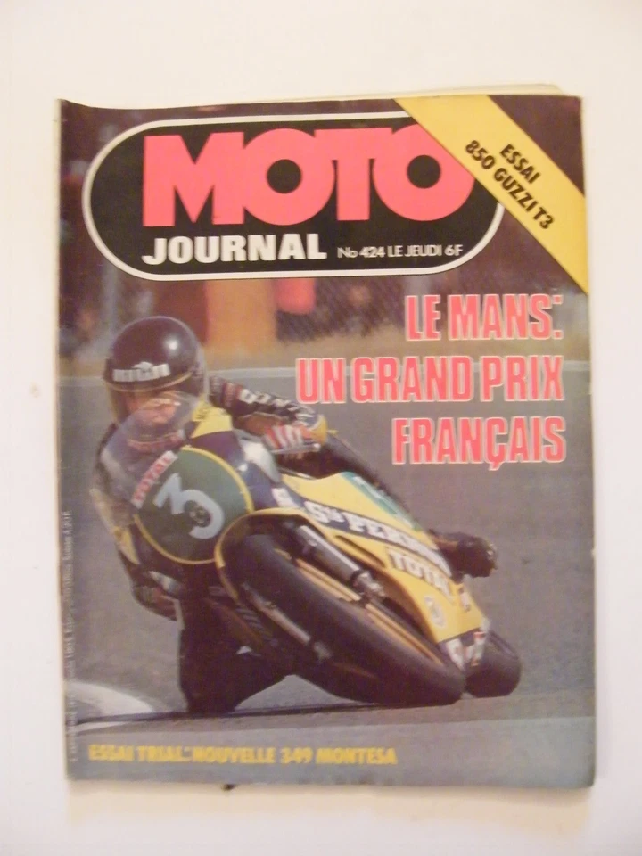 Motorcycle Journal September 1979 No. 424 Le Mans Trial 349 Montesa - Image 1 of 1