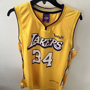 Vintage Shaquille O’Neal Shaq Los Angeles Lakers #34 Mens Jersey XL  Tank Wish - Picture 1 of 8