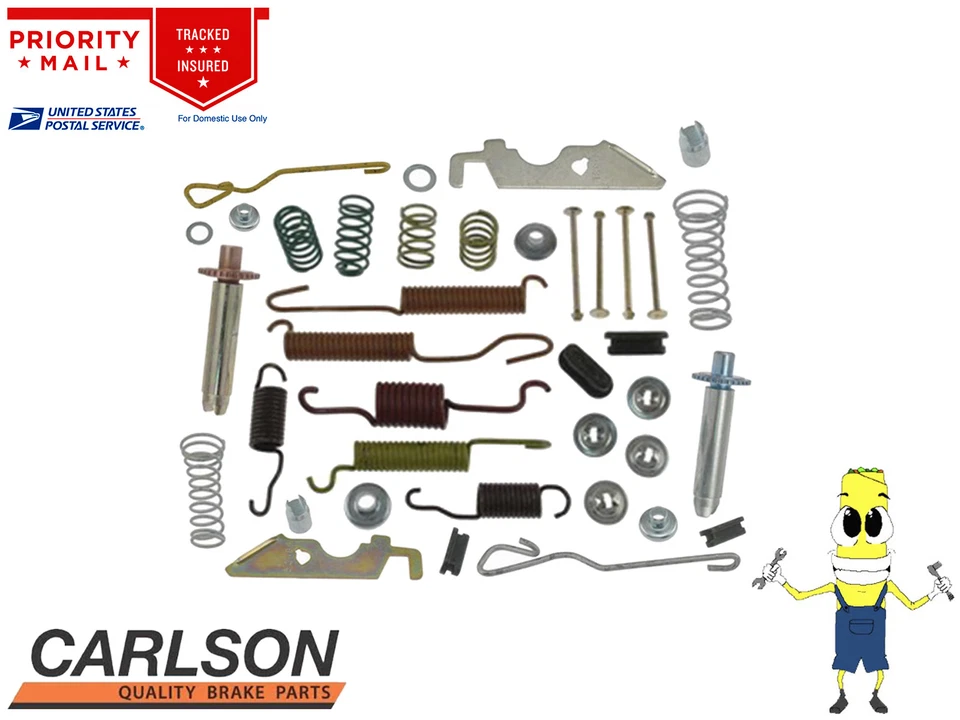 Kit completo de herrajes de tambor de freno trasero para Fleetwood 1993-1996 con zapata de 2,5" de ancho Foto 1 de 3