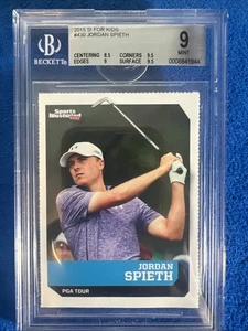 JORDAN SPIETH 2015 SPORTS ILLUSTRATED SI FOR KIDS #430 ROOKIE RC BGS 9 - Picture 1 of 4
