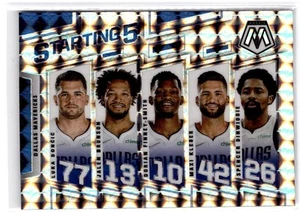 2021-22 Panini Mosaic  Jalen Brunson Luka Doncic #26 Starting 5 Dallas Mavericks - Picture 1 of 2