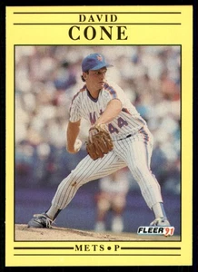 1991 Fleer #143 David Cone - Bild 1 von 2
