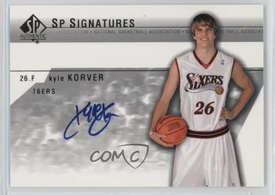 2003-04 SP Authentic SP Signatures Kyle Korver #KK-A Rookie Auto RC - Image 1 of 2