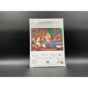 Letistitch Preparándose para Navidad Kit Punto de Cruz Ancla Festivo Tienda de Juguetes - Imagen 1 de 5