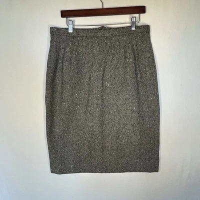 Pendleton Women’s Pencil Skirt Wool Vintage Gray  Lined Size 16 USA Made - Image 1 of 4