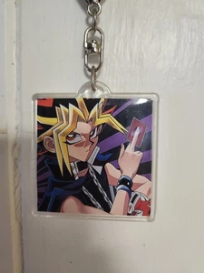 Used Yu-Gi-Oh Yami Yugi Acrylic Keychain Yugioh Duel Monsters Anime Square Photo - Picture 1 of 3