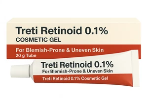 Treti Retinol Gel 0.1% 20g – Smoothing Face Gel for Uneven & Blemish-Prone Skin - Picture 1 of 2
