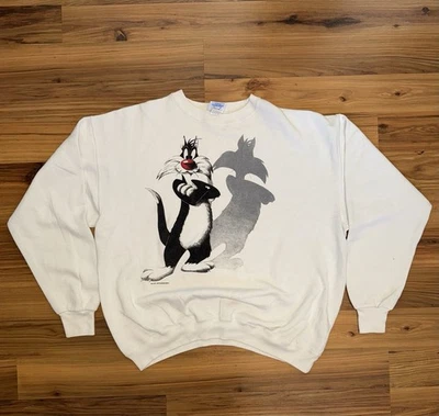 Sudadera de Colección Años 90 Silvestre XL Looney Tunes Warner Bros Santee Sudaderas Etiqueta Foto 1 de 4