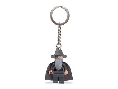 LEGO Lord of the Rings LOTR Gandalf the Grey Minifigure Key Chain RARE! NWT - Image 1 of 3