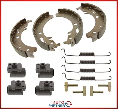 Lot Mâchoires de Frein pour Trabant P 601 Cylindre Ressorts à Tambour Avant - Photo 1/4