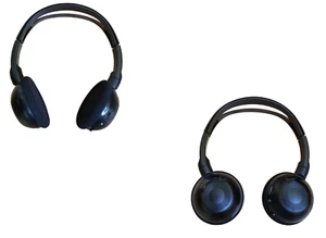 2 Wireless Headphones for Honda Odyssey Rear Seat Audio; Pre-Programmed - Foto 1 di 1