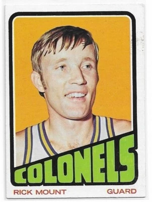 RICK MOUNT 1972-73 Topps Basketball card #237 Kentucky Colonels EX - Image 1 of 3