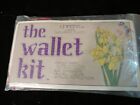 Kit portefeuille femme tissu/à faire soi-même jamais ouvert 7-1/2" x 4-1/2" KIT par joues