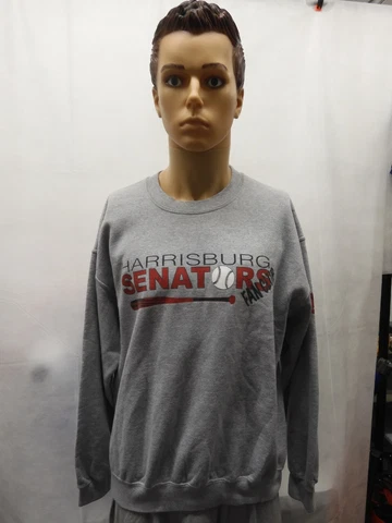 Harrisburg Senators Fan Club Crewneck Sweater L MiLB Cover