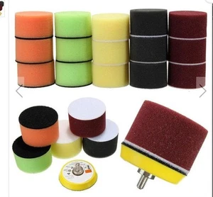 16pcs 2 Inch Sponge Flat Polishing Buff Pad for Car Polisher - Picture 1 of 1