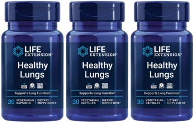 PULMONES SALUDABLES SALUD RESPIRATORIA Y RESPIRATORIA 90 Cápsulas EXTENSIÓN DE VIDA Foto 1 de 4