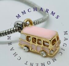 CAMPERVAN CAMPER VAN European Charm & Gift Pouch - Gold Tone - Camping VW