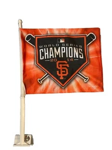 MLB San Francisco Giants 2014 World Series Champions Car Auto Flag - Picture 1 of 7