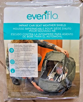 Evenflo Infant Car Seat Weather Shield - Gray - NEW - Image 1 of 3