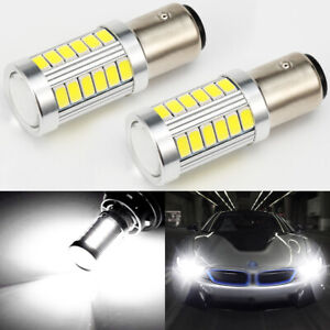 2x Bulbs P21W Reverse Led Bright White 6000K Free Error For Ford S-Max 06-2014