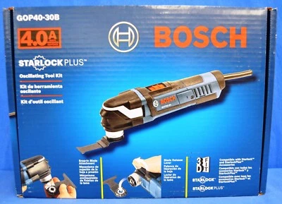 Bosch GOP40-30B StarlockPlus Oscillating Multi-Tool Kit NEW - Image 1 of 4