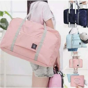 Folding Travel Bag Waterproof Luggage Tote Large Capacity Collapsible Duffle Bag - Picture 1 of 17