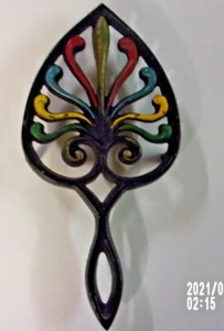 Vintage DALECRAFT Trivet Cast Iron   Free Shipping - Picture 1 of 6
